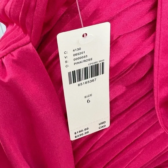 Anthropologie Satin bow Mini Dress Size 6 - Picture 8 of 8